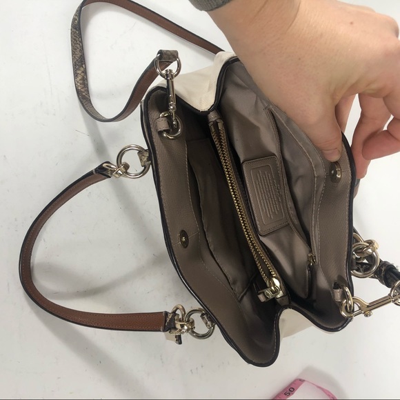 Coach Minetta Crossbody Exotic purse bag F36678 - Picture 6 of 8